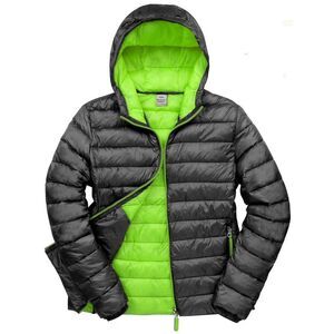 Result Urban Womens/Ladies Snow Bird Padded Jacket / Black/Lime